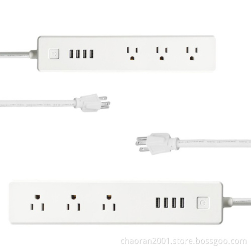 US Outlet Socket Surge Protector Wifi Smart Power Strip With Usb PortsTUYA